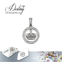 Destin bijoux cristal de Swarovski collier mon pendentif Couronne